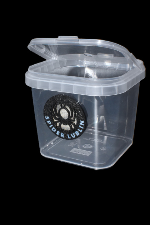 Pojemnik typu braplast 280 ml (8x8x7cm) z wentylacją Pojemnik typu braplast 280 ml (8x8x7cm) z wentylacją